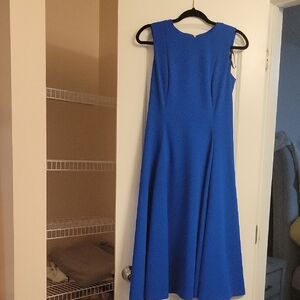 Calvin Klein Collection Royal Blue Midi Dress